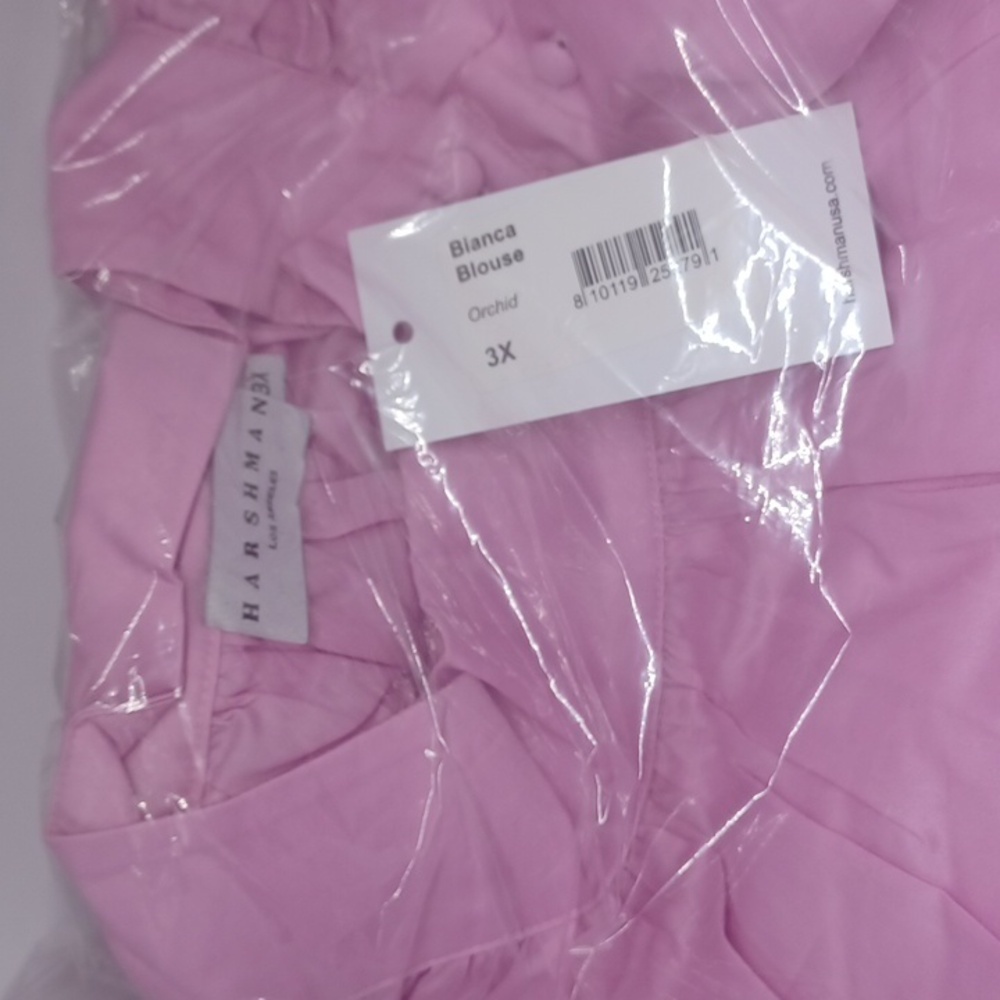 ✨✨HOST PICK✨✨ NWT Harshman Bianca Blouse in Orchid Size 3X - Picture 9 of 10